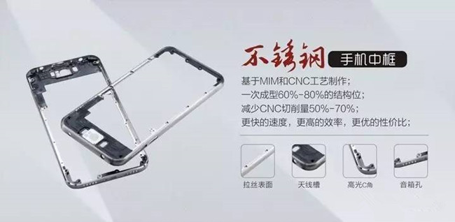 MIM粉末冶金成型工藝在手機領(lǐng)域的應用